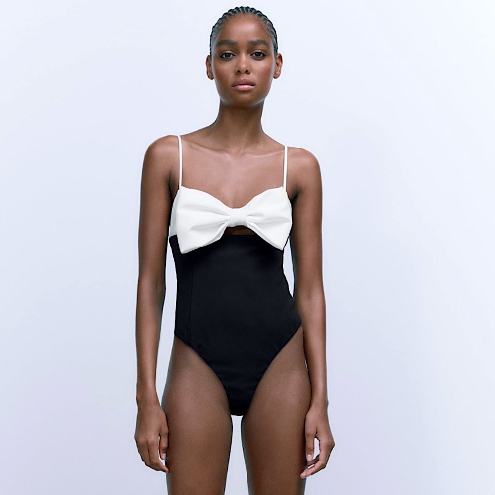 ZARA BODYSUIT WITH BOW SMALL